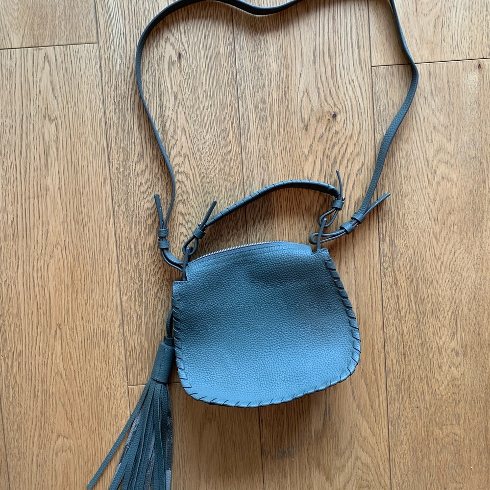All Saints Leather Mori Top Handle Crossbody